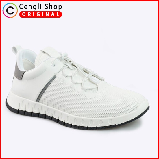 EM80 SEPATU PRIA SNEAKER EVERBEST ORIGINAL SNEAKERS KETS KULIT ASLI ORI PUTIH WHITE