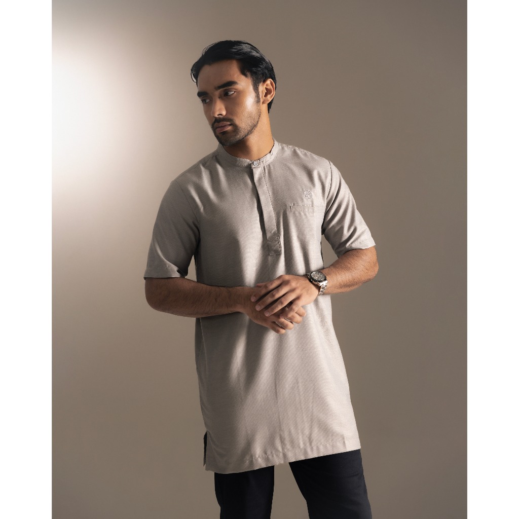 Gerai Hawa - Daim Baju Pria Model Kurta Lengan Pendek Daily & Premium