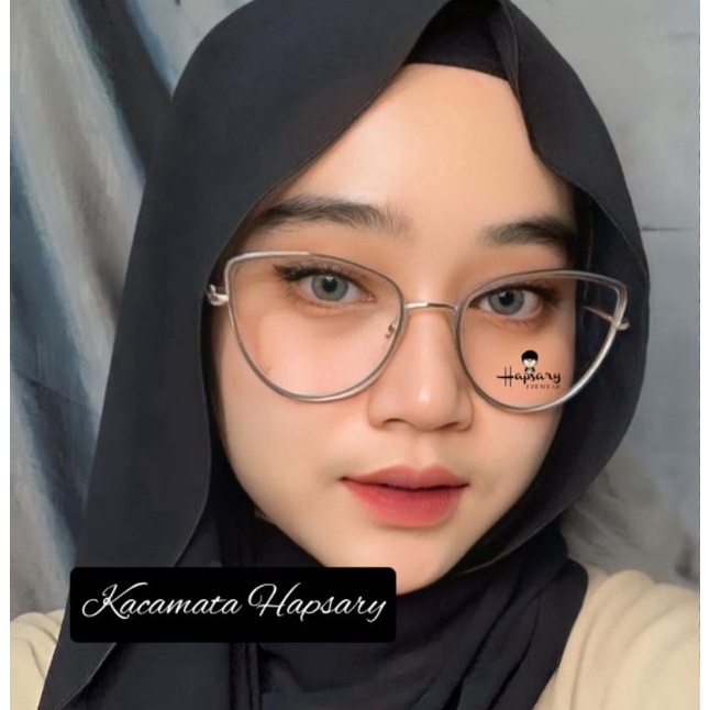 Terbaru KACAMATA MINUS FRAME AMAYA LENSA ANTI RADIASI  KACAMATA PHOTOCROMIC  KACA MATA WANITA CAT EY