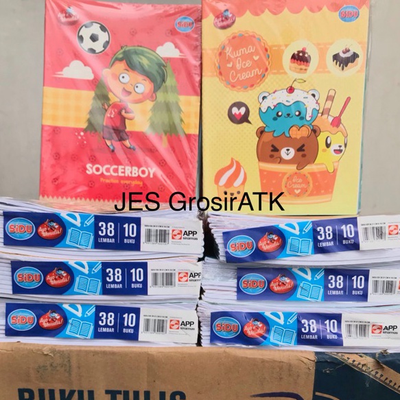 

Buku Tulis SIDU 38 Lembar Pak1 pcs