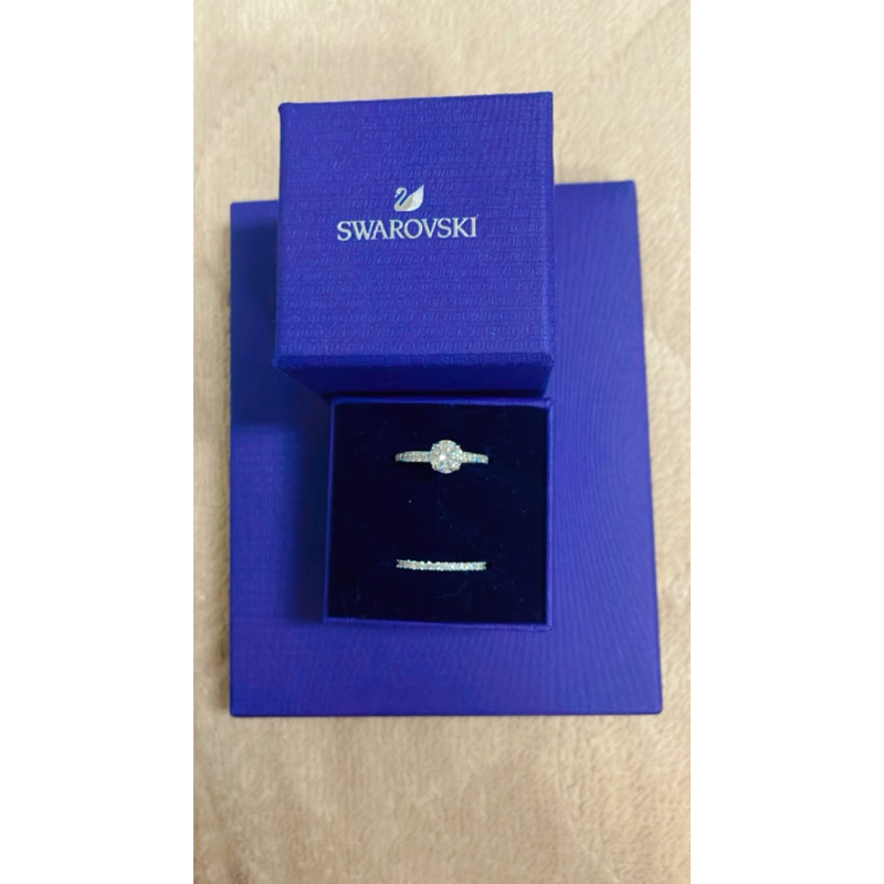 Cincin swarovski size 11 original + gift kain pembersih