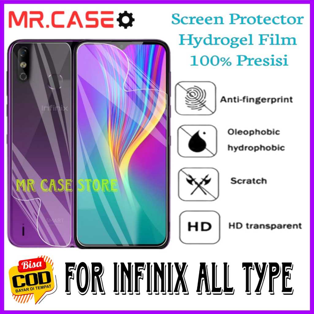 ANTIGORES HYDROGEL CLEAR/BENING INFINIX ALL TYPE  Mr case store