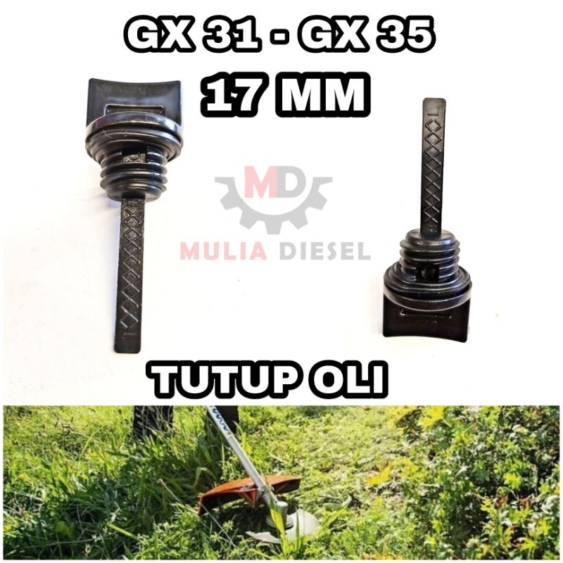 Tutup Oli Oil Dipstick Mesin Potong Tebas Rumput GX31 GX35 4 TAK 431 435