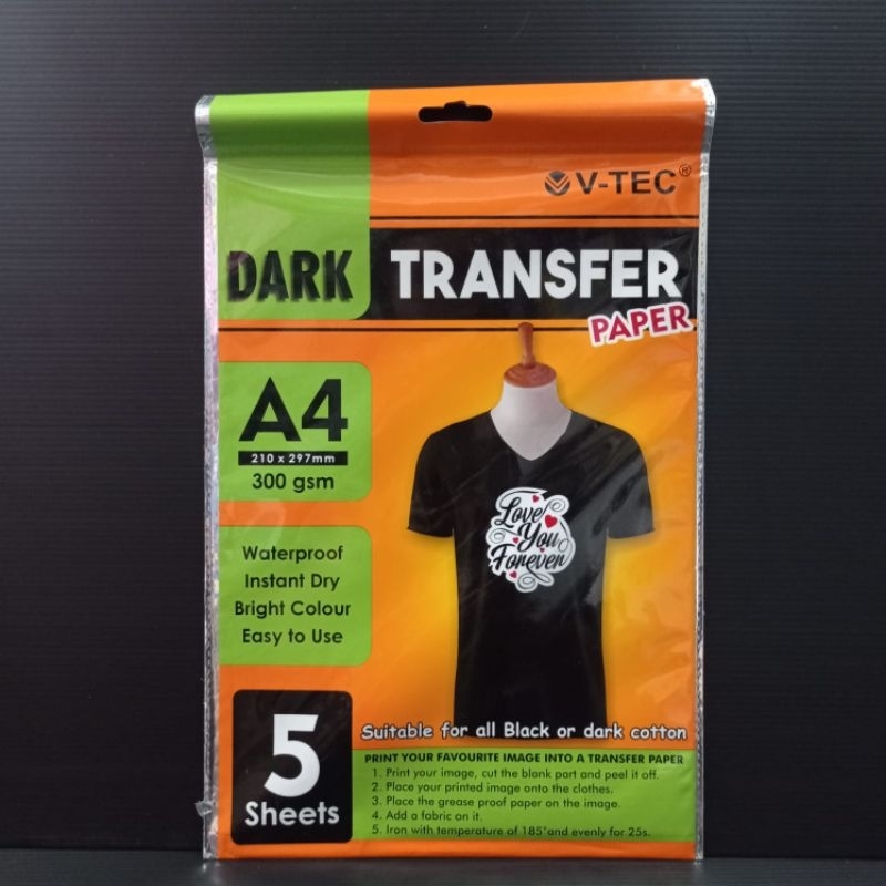 

V-TEC DARK TRANSFER PAPER DTP-9119 A4