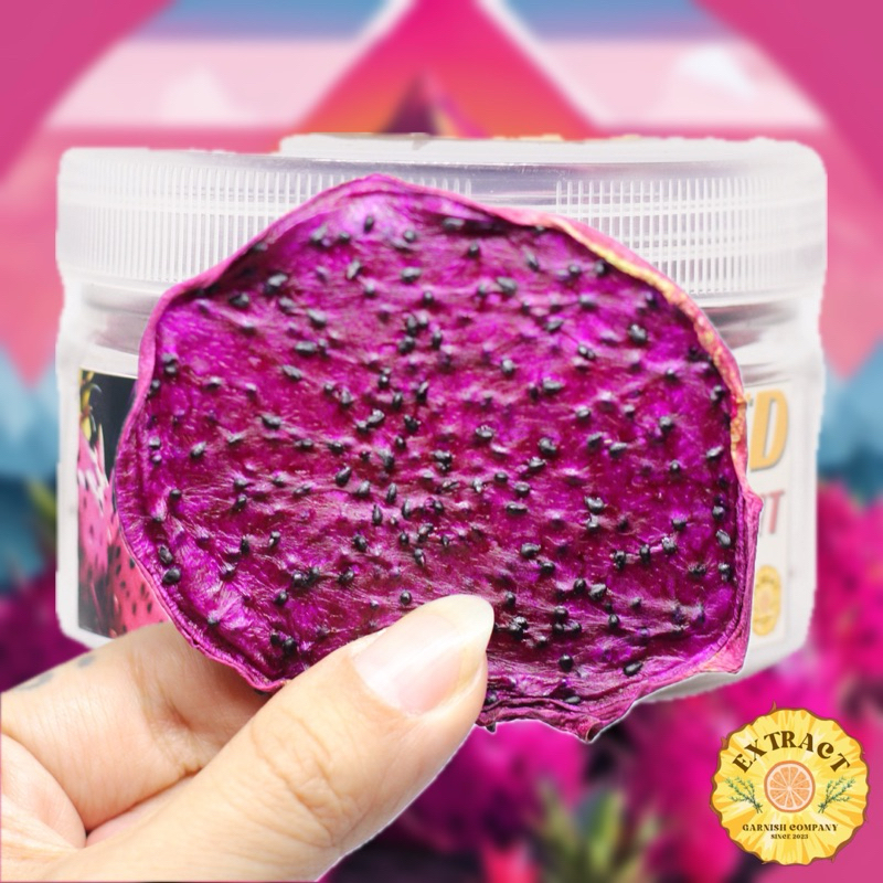 

[BUKAN KERIPIK] Premium Dehydrated Red Dragonfruit Slice / Dried Dragonfruit / Buah Naga Kering