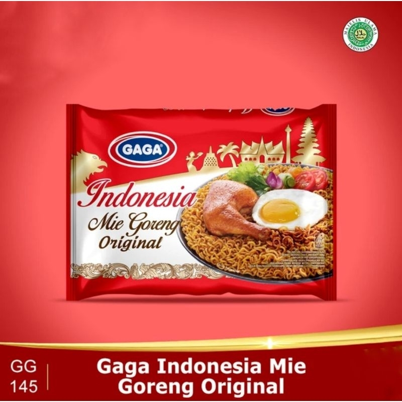 

Gaga Indonesia Mie Goreng Original 88gr Mi Instant