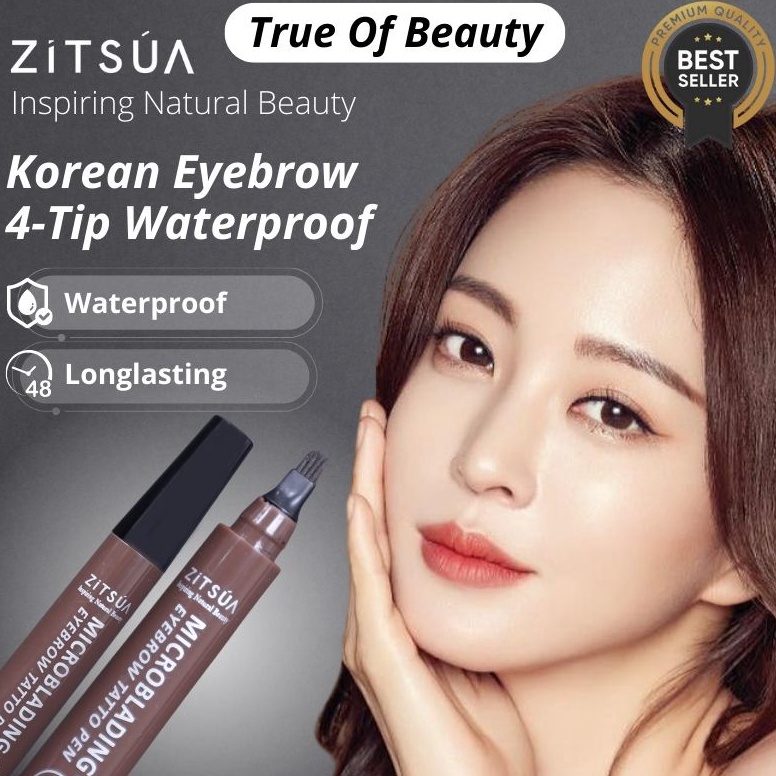 ART T96V ZITSUA Korean Eyebrow 4Tip WaterproofPensil Alis Microblading