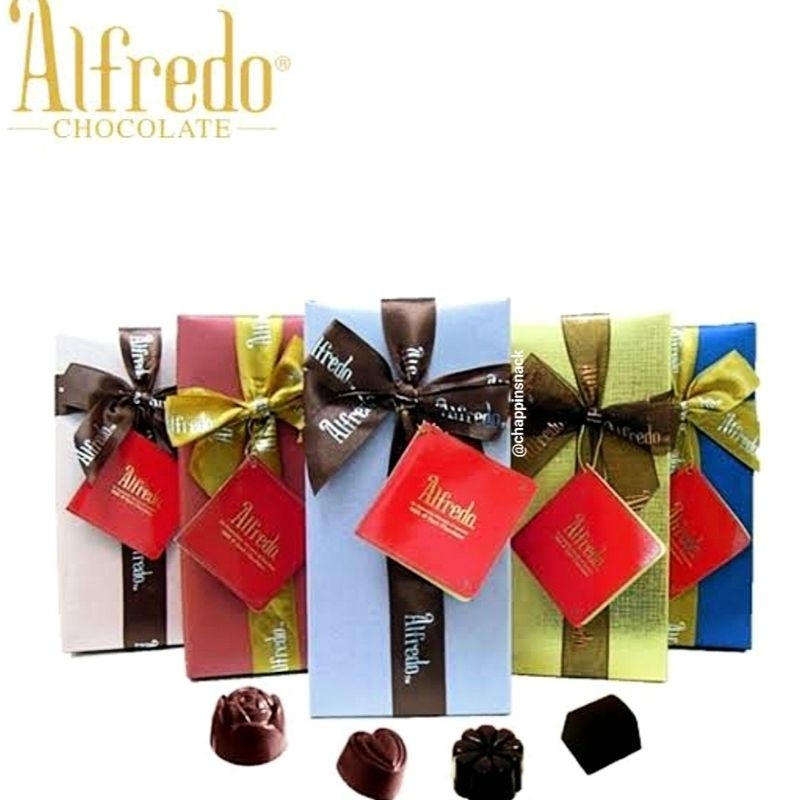 

Coklat valentine alfredo ribbon dark chocolate truffle hazelnut kado cokelat pita valday import impor