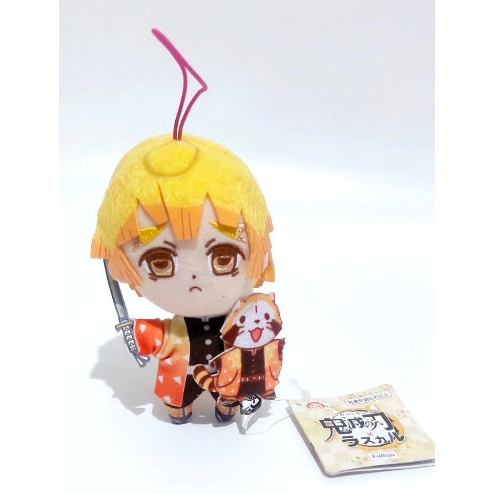 Boneka Zenitsu Agatsuma Demon Slayer Original Furyu Plush Doll Yaiba