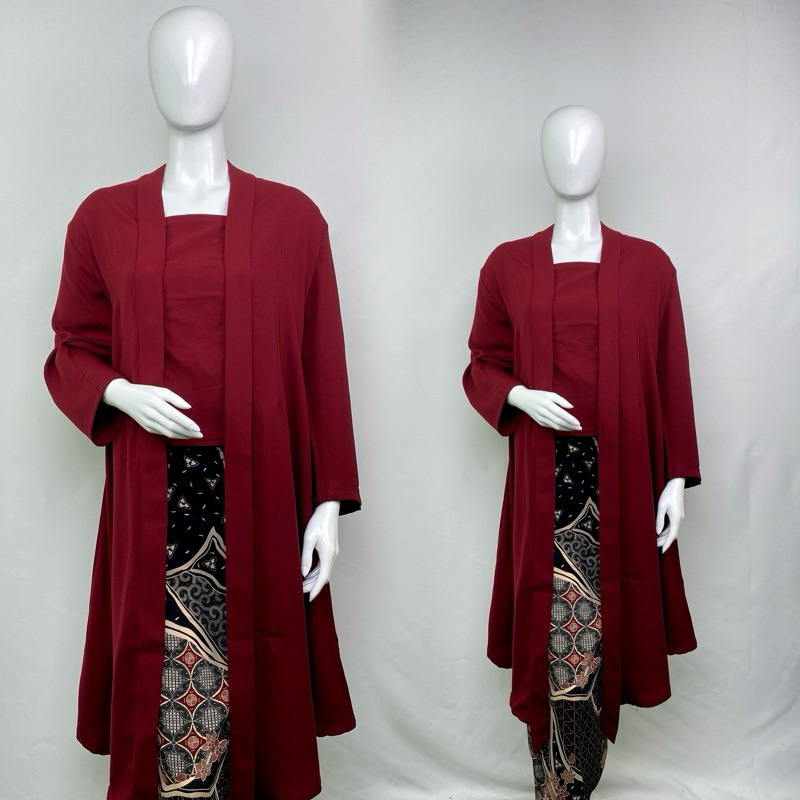 KEBAYA KUTUBARU TUNIK JUMBO SAMPAI LD 150CM