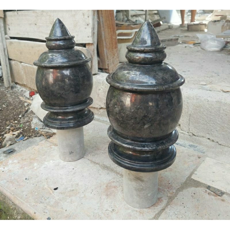 Nisan Makam Batu Marmer Hitam