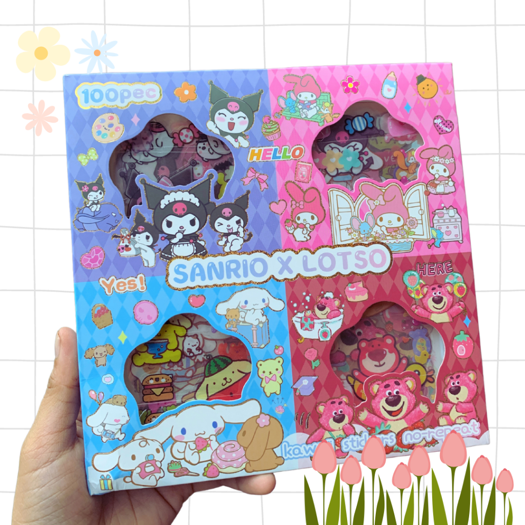 

STICKER LOTSO SANRIO STICKER AESTHETIC STIKER KARAKTER STIKER LUCU STIKER ANAK