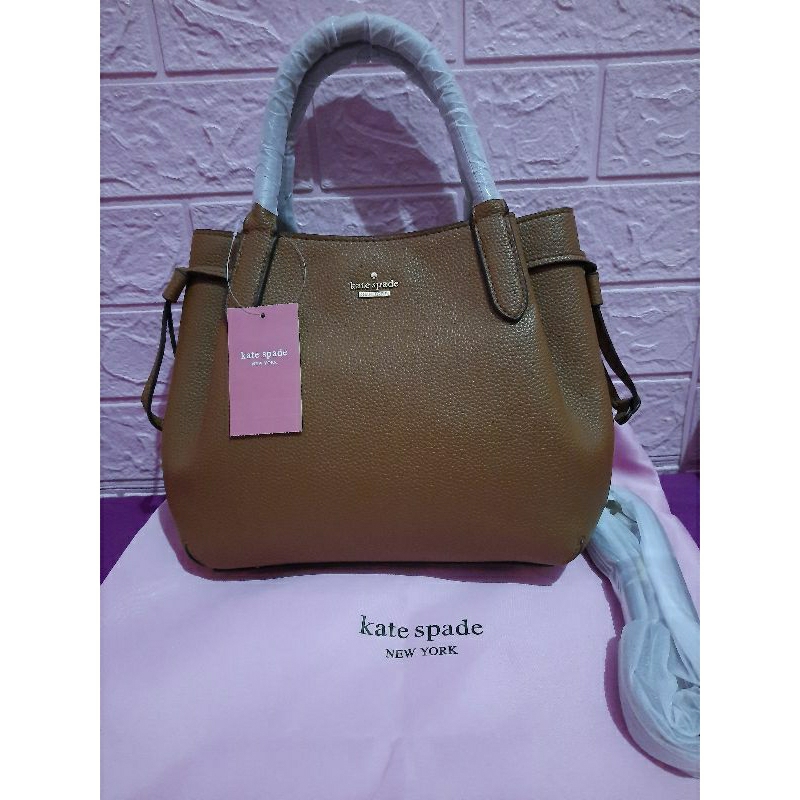 KATE SPADE DUMPLING SATCHEL BROWN