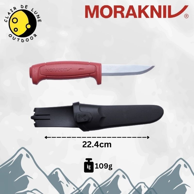 Morakniv Basic 511 Carbon Steel / Pisau Bushcraft Survival