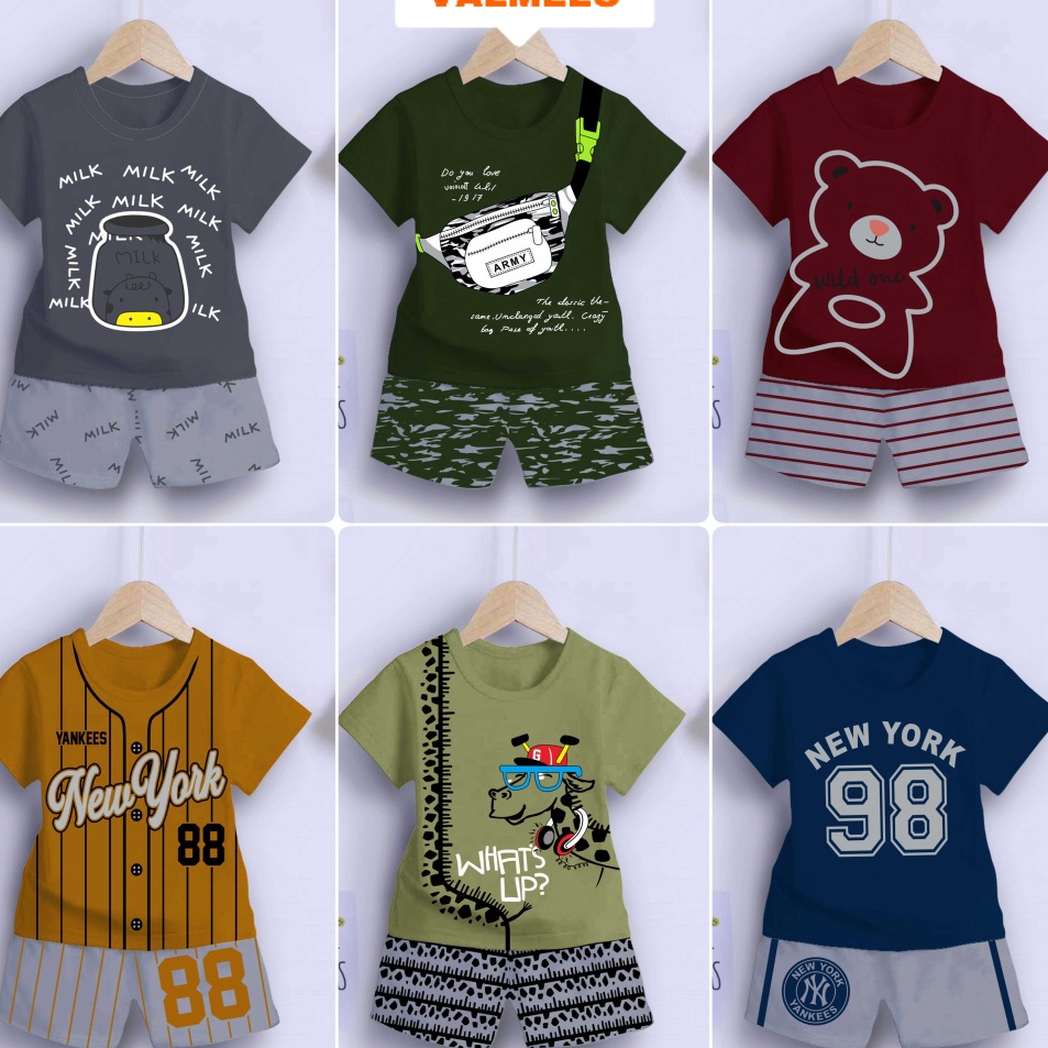 Yuk di order VALMELO SETELAN ANAK LAKILAKISETELAN ANAK TERBARU