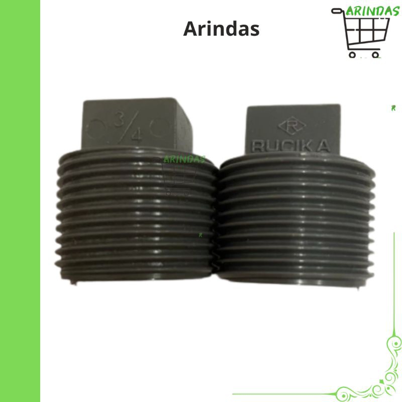 PLUG,Dop drat 3/4" inch aw rucika PVCMEREK: Rucika