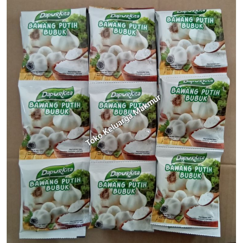

BAWANG PUTIH BUBUK Dapur Kita @3,5 gr