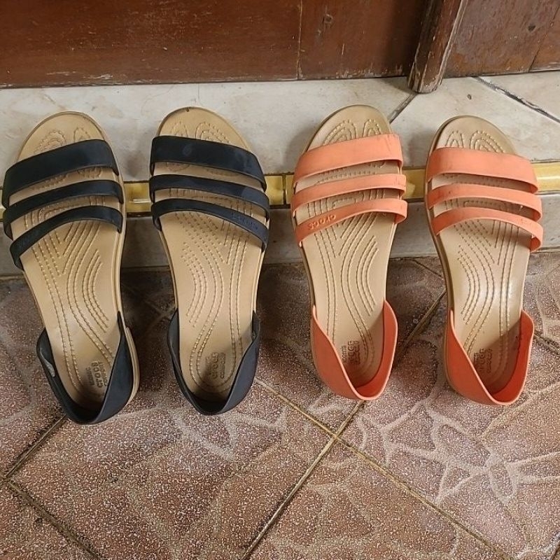 Preloved crocs sepatu sandal wanita ori, take all