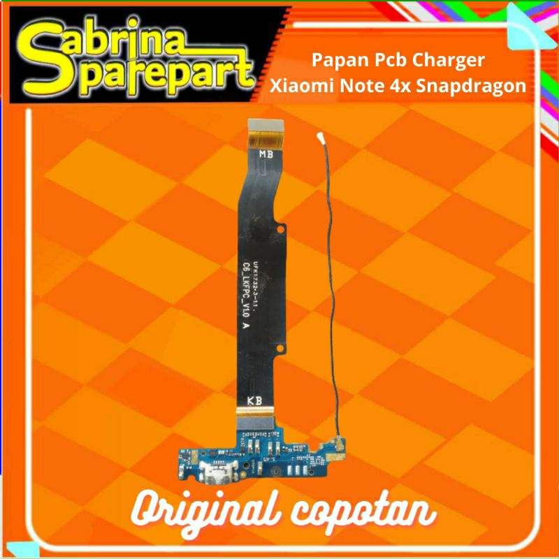 Papan Pcb Charger Xiaomi Note 4x Snapdragon Original Copotan
