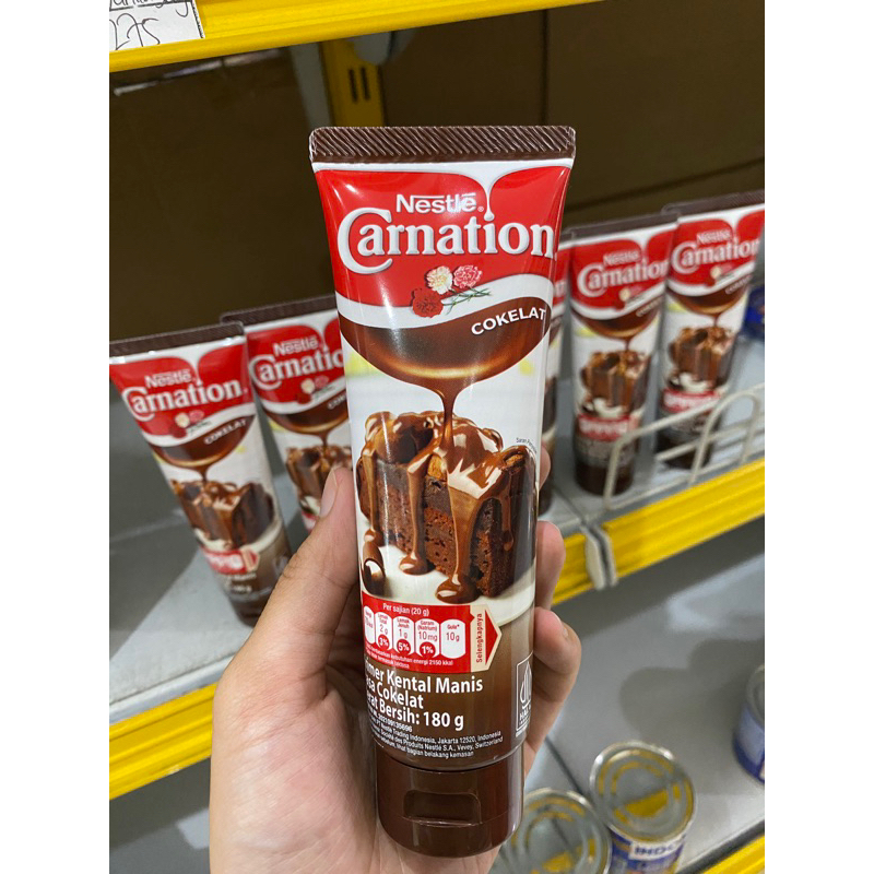 

NESTLE Carnation Kental Manis Tube COKLAT 180ml