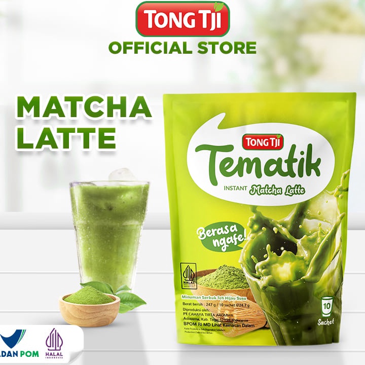 

Free Ongkir Tong Tji Tematik Matcha Latte Instant Pouch