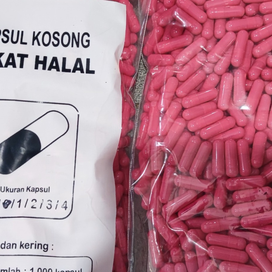 77 CANGKANG KAPSUL CAPSUGEL HIJAU HIJAU GREEN MERAH MERAH MAROON MAROON PINK PINK BIRU PUTIH BIRU TU