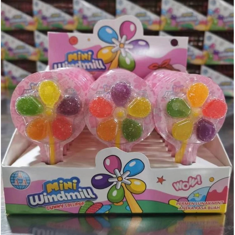 

LUNAK GUMMY KIPAS WINDMILL BOX ISI 30