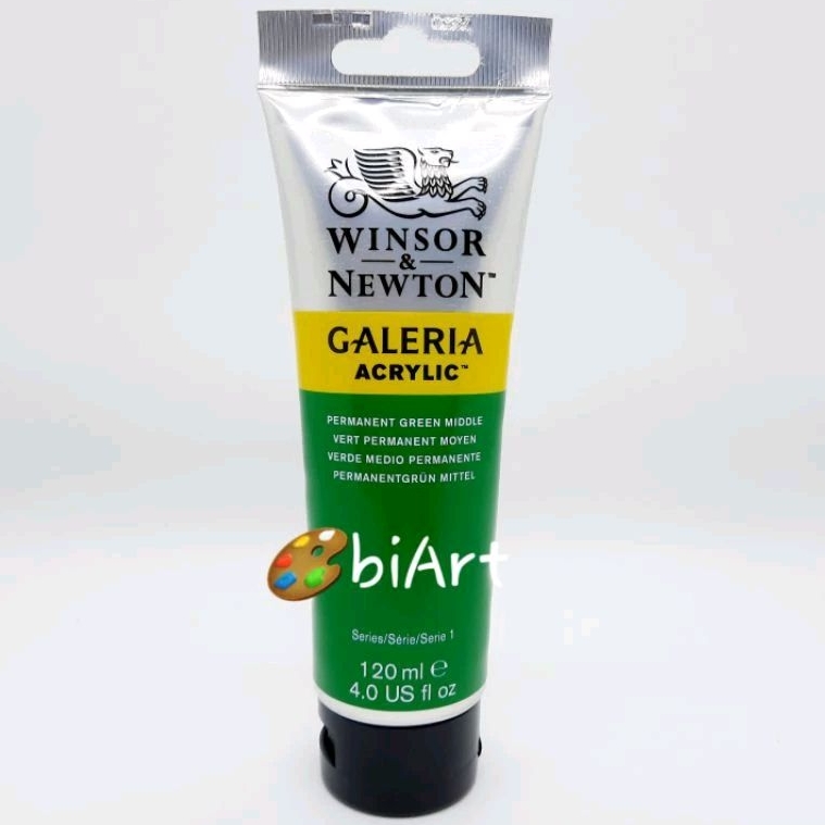 

Cat Akrilik Galeria Acrylic Colour 120 ml Permanent Green Middle Winsor & Newton