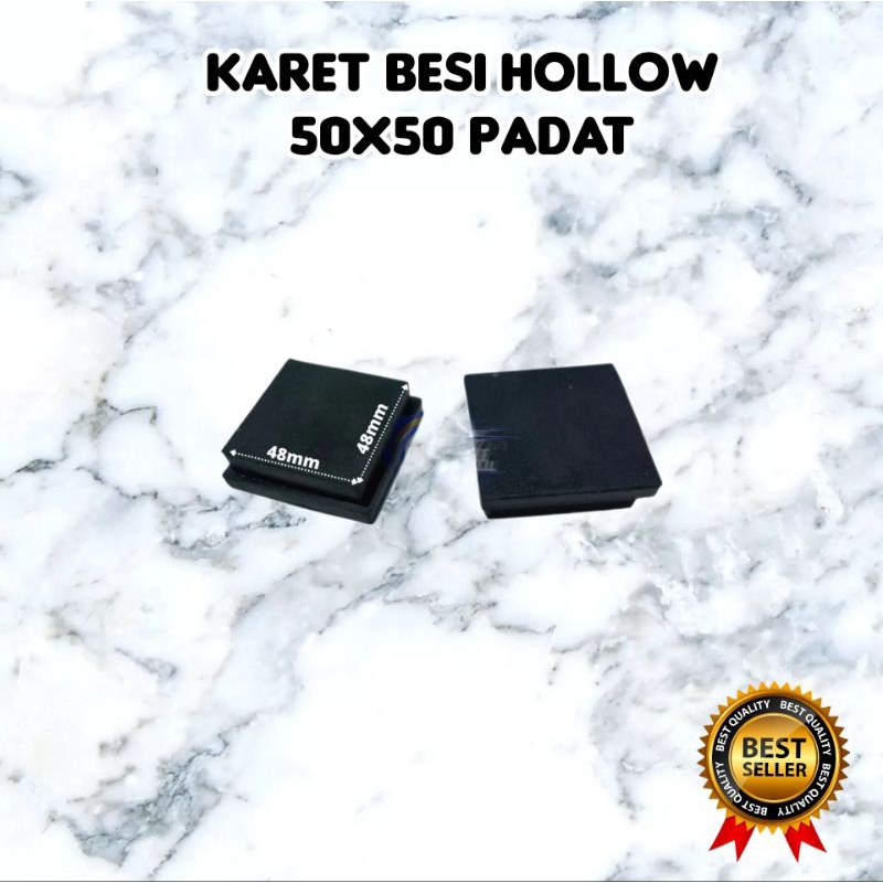 KARET HOLLOW 5X5 FULL PADAT / KARET BESI HOLLOW