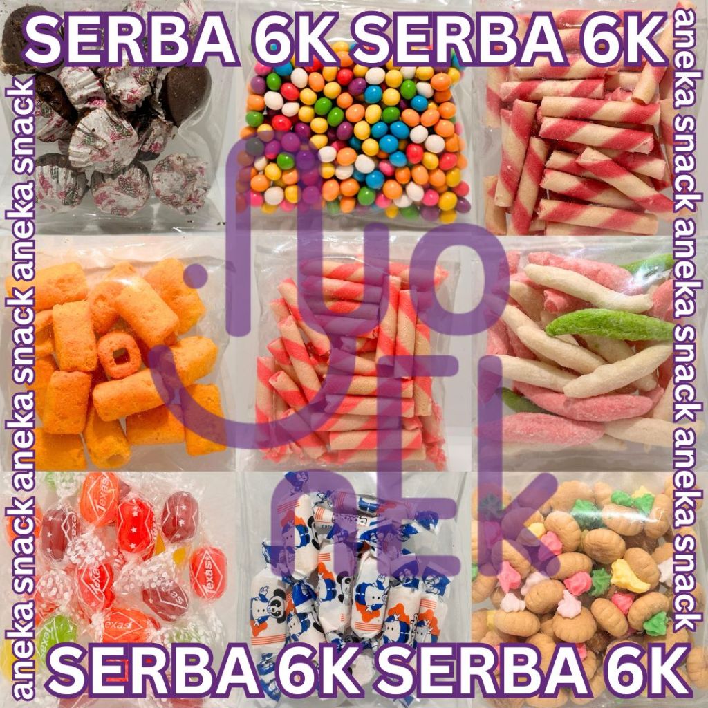 

NYONEK - Cemilan Kiloan Grosir Kemasan 110 Gram/ Snack Kiloan Grosir Keripik Kerupuk/Jajan Kiloan Manis Makanan Ringan Momogi Permen Astor Biskuit Murah Berkualitas