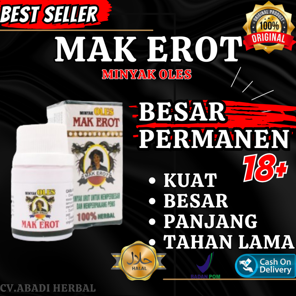 Minyak oles pembesar penis alat vital kuat tahan lama panjang original asli bpom halal paling ampuh 