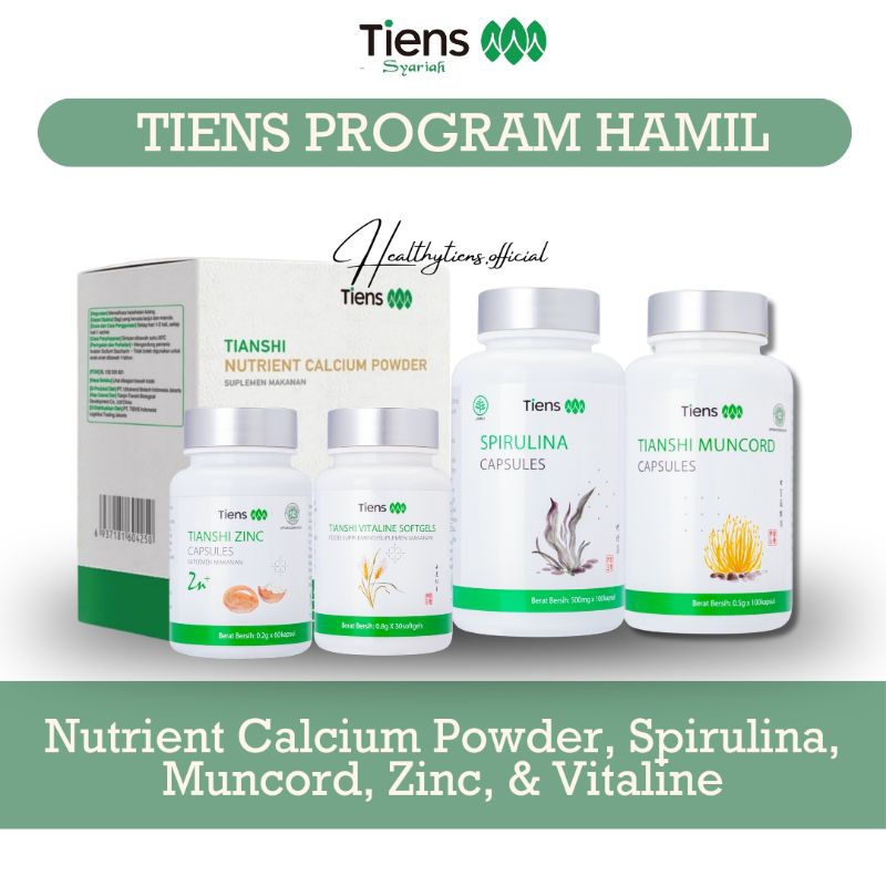 Tiens Program Hamil Pria dan Wanita Suplemen Herbal Promil
