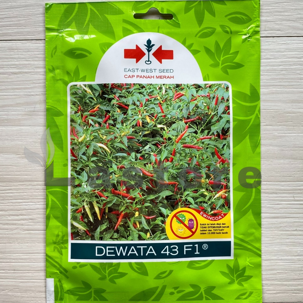 Benih bibit cabai cabe rawit setan dewata 43 f1 cap panah merah kemasan asli