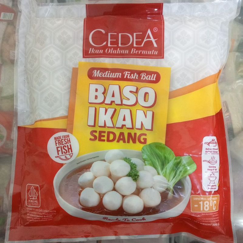 

cedea bakso ikan 500gr / cedea