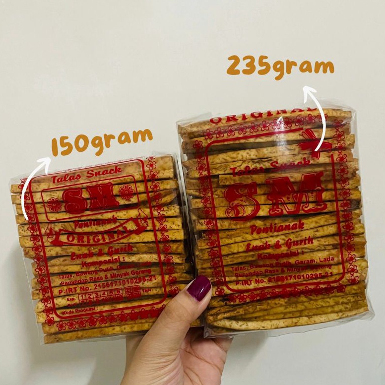 

MURAH LEBAY Talas Stick Susun SM Khas Pontianak 15gr dan 235gr