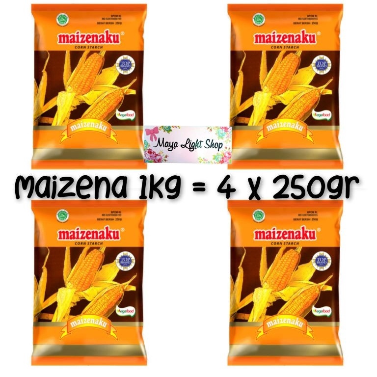 

FLASH SALE Maizena 1kg tepung jagung maizenaku 25gr x 4pc murah corn starch halal maizena tepung kue kering cookies flour moci mocci