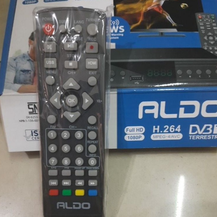 GEM Remot stb ALDO ORI original bawaan stb