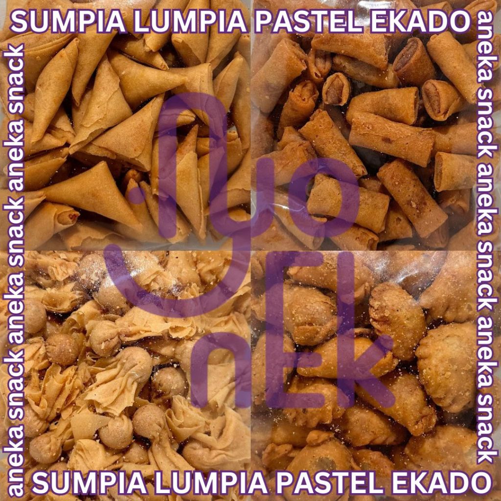 

NYONEK - Cemilan Kiloan Grosir Kemasan 250 Gram/ Snack Kiloan Grosir Keripik Kerupuk Pastel Sarikaya Samosa Ekado Sumpia /Jajan Kiloan Makanan Ringan Kering Murah Berkualitas