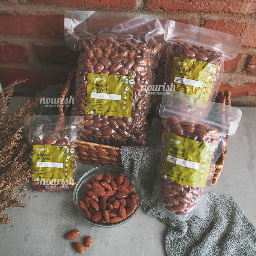 

BEST SELLER Almond Panggang Original Roasted Almond Plain 25gr