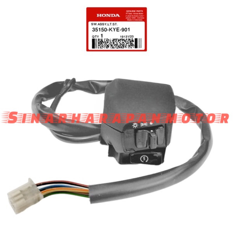 Holder Kanan Tombol Lightning & Stater/ Switch Assy Start/ Saklar Sakelar Lampu Kanan Megapro Monosh