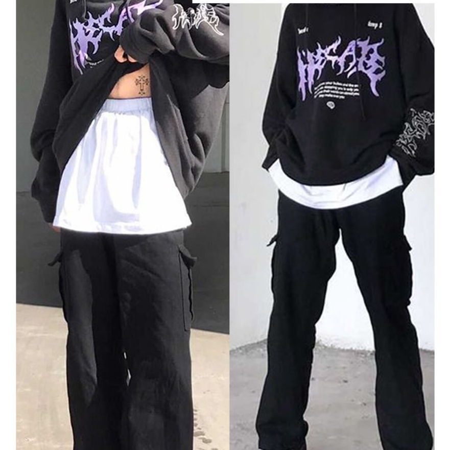 Kualitas Dijamin Fake Layering  Pelapis kaos agar terlihat 2 lapis  Inner  Mini Skirt  Kaos Rapper  