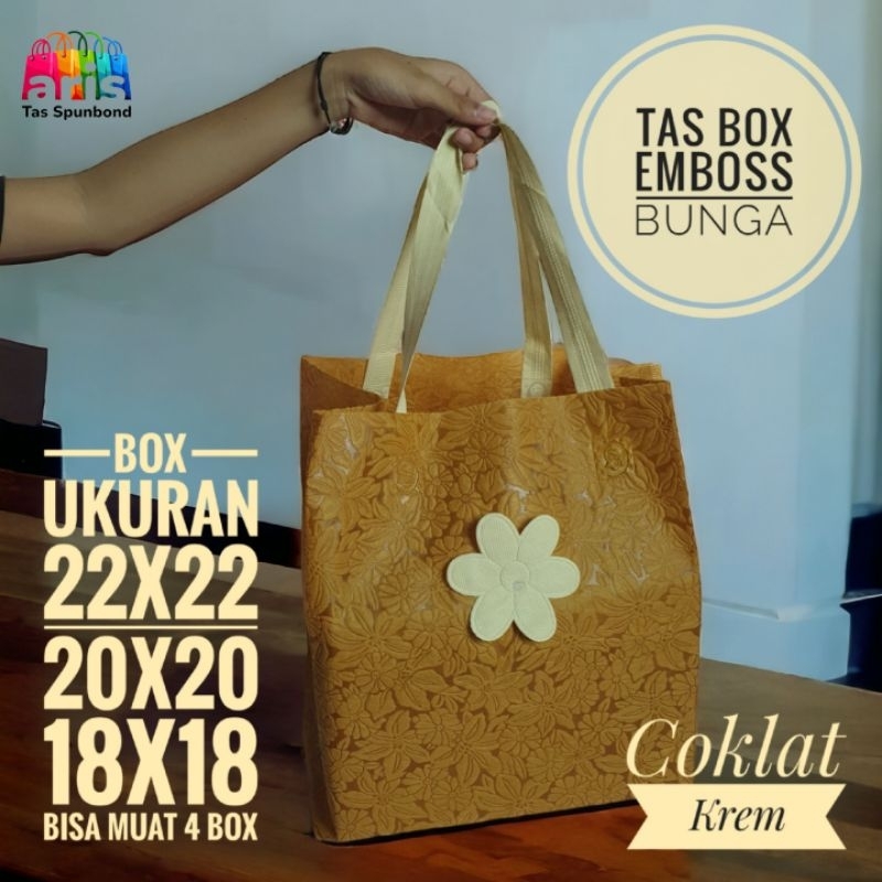 

Tas Spunbond Box Emboss Variasi Bunga (Lusin)