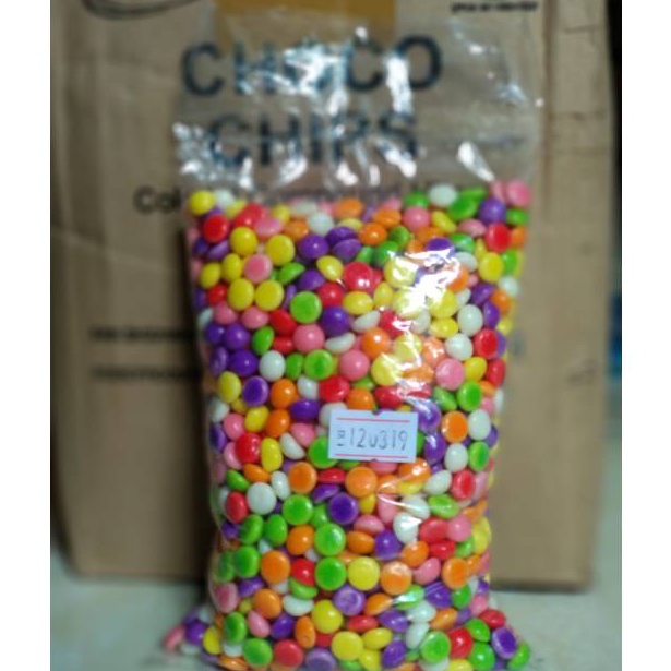 

MURAH LEBAY Choco Chip 12 Bulat Rainbow Lagie 25gr Warna Warni