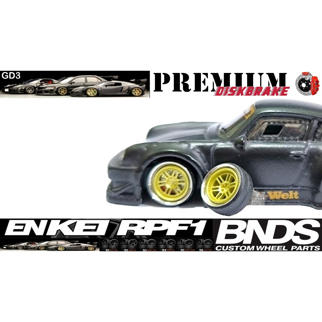 Ban Karet BNDS PREMIUM DISKBRAKE model ENKEI RPF1 10mm LONG AXLE