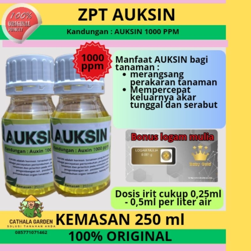 ZPT HORMON AUKSIN 1000 PPM KEMASAN 250 ML | KHUSUS UNTUK TANAMAN ( AUXIN )
