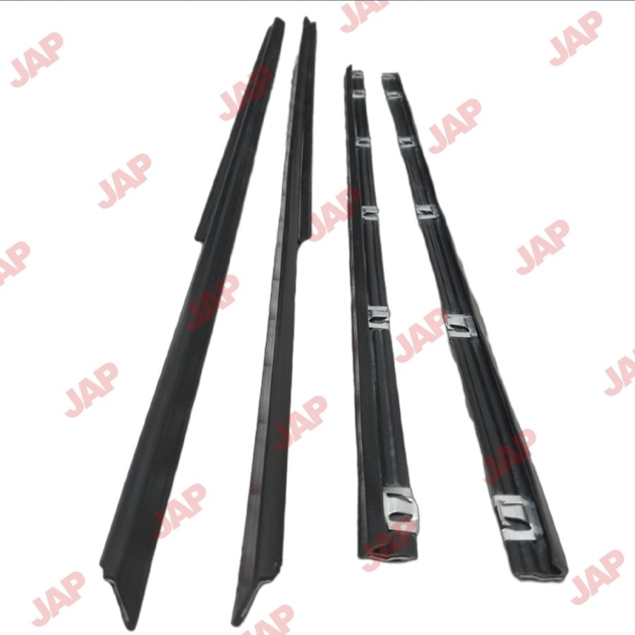 Karet Pelipit Lis List Pintu Kaca Mobil Hiace Lama Luar Dalam