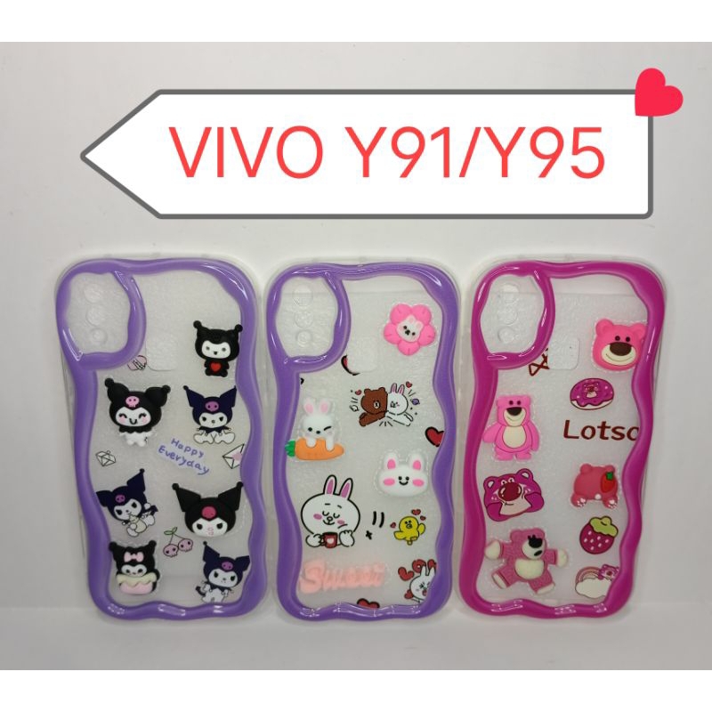 SOFTCASE GAMBAR ANIMASI LUCU TERBARU  VIVO Y91/Y95