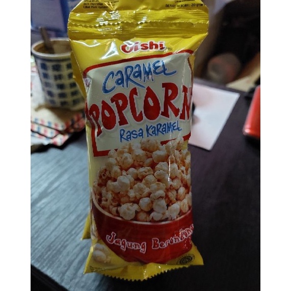 

Swip up Oishi Caramel Popcorn