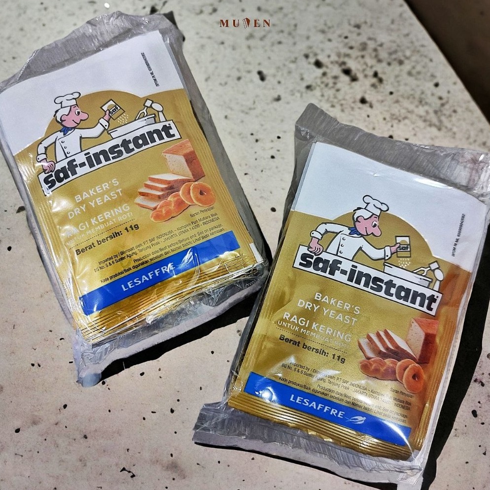 

HEMAT PROMO RAGI KERING SAF INSTAN 4 x 11 Gr INSTANT DRY YEAST ROTI DONUT DONAT