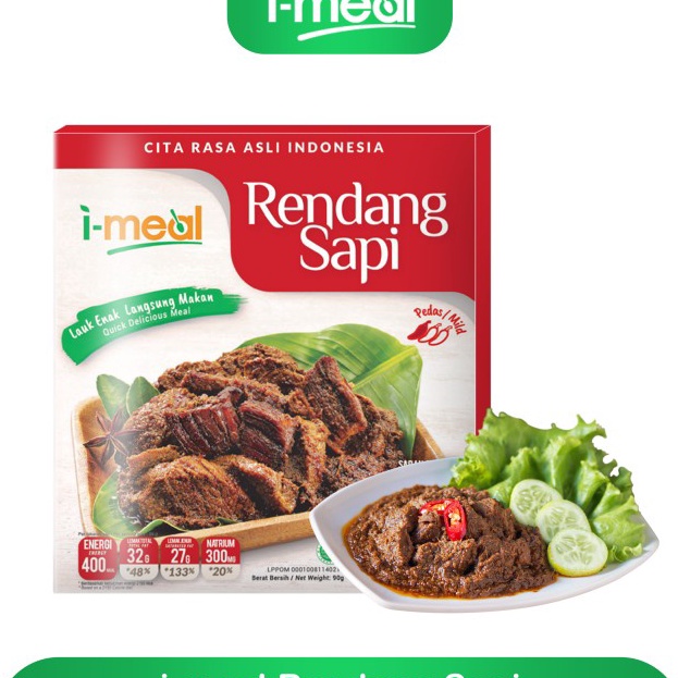 

V44859 IMeal Rendang Sapi Siap Saji